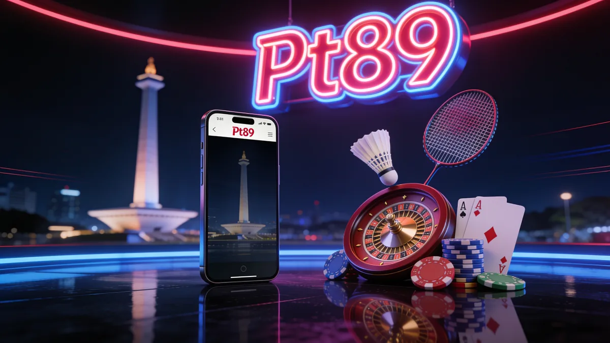 pt89 di Indonesia — Login PT89 dari Desktop atau Mobile